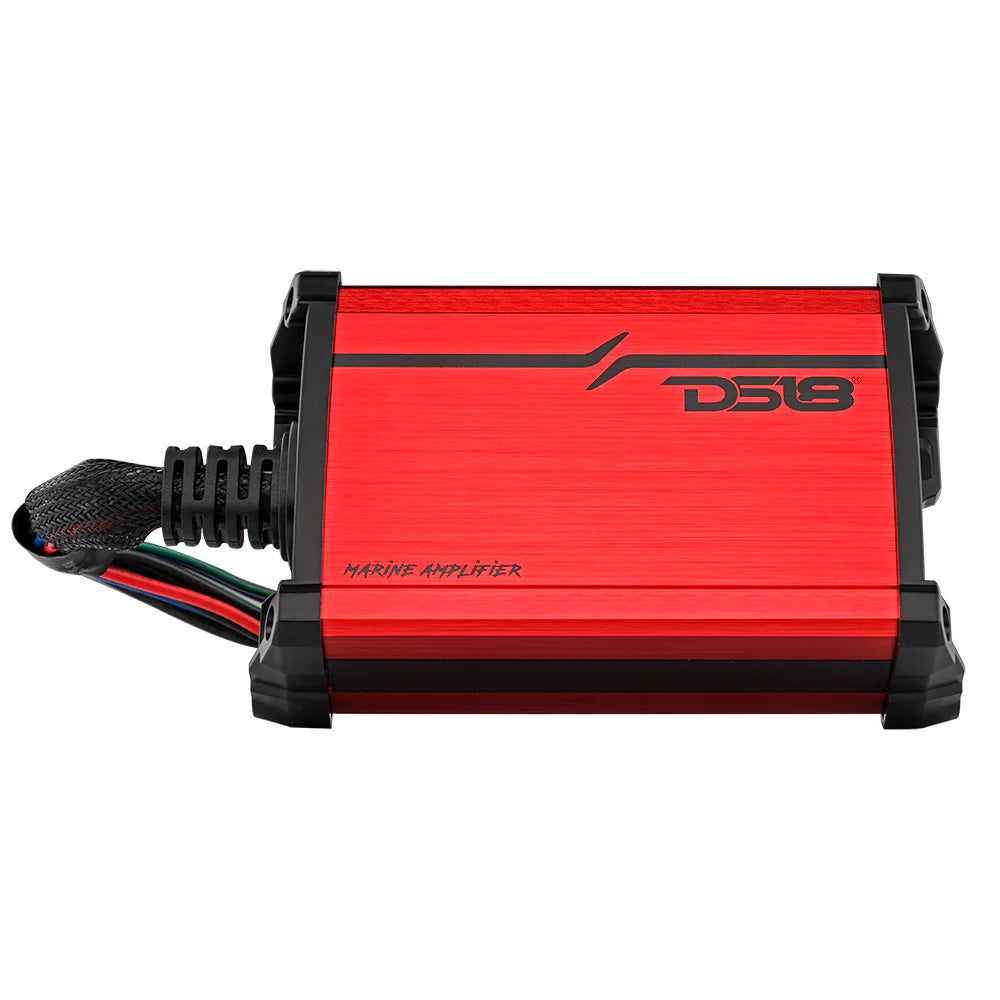DS18 MP4A FullRange 4 Channel Class D Amplifier  4 x 40W RMS  4Ohm MP4A
