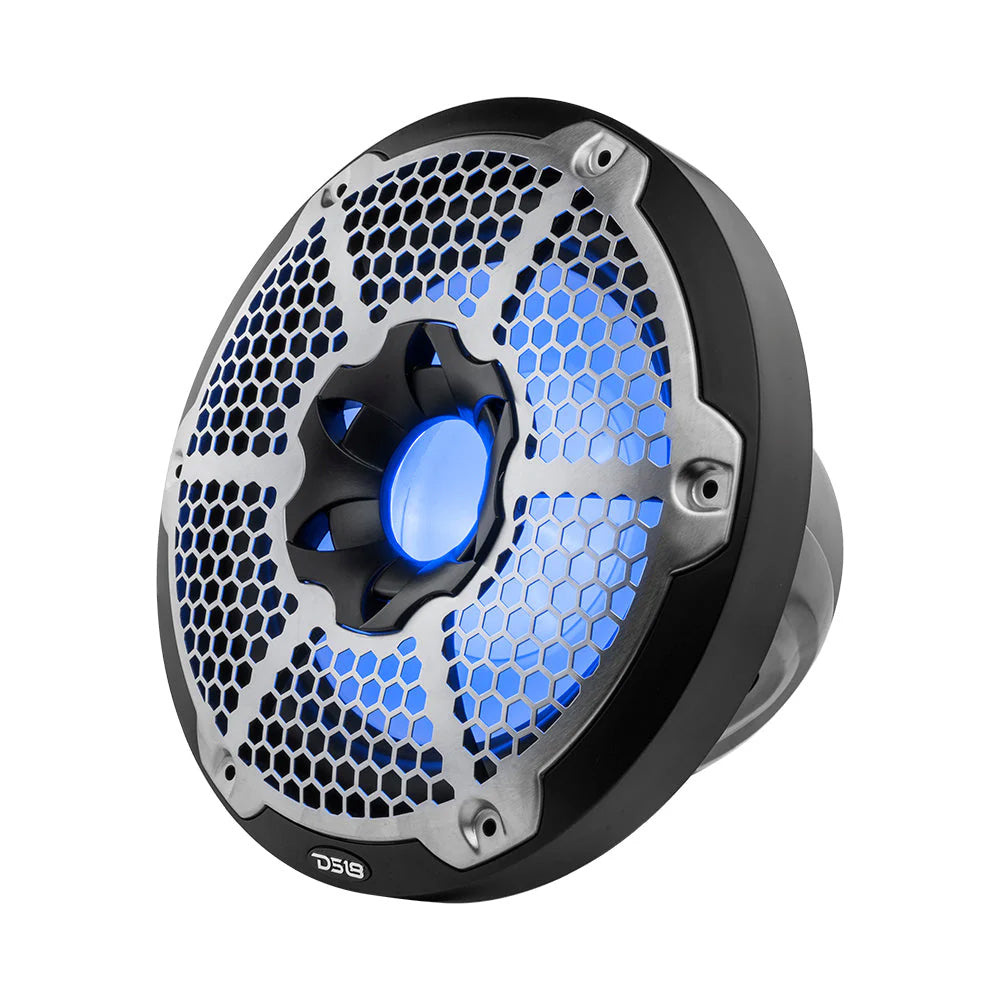 DS18 HYDRO 10 Subwoofer wRGB Lights  600W  Black NXL10SUBBK