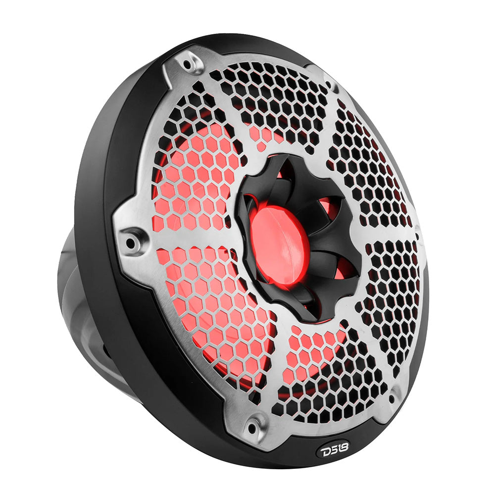 DS18 HYDRO 10 Subwoofer wRGB Lights  600W  Black NXL10SUBBK