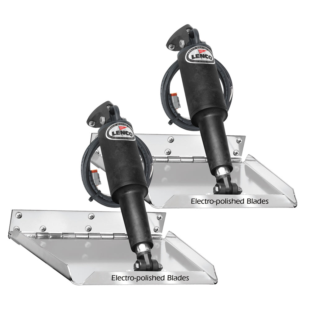 Lenco 12 x 9 Standard Performance Trim Tab Kit wo        Switch Kit 12V 15036101