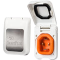 SmartPlug 50 AMP Male NonMetallic Inlet Cover  White BM50PW