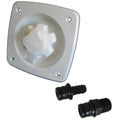 Jabsco Water Pressure Regulator  Flush Mount  White 444121045