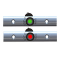TACO Rub Rail Mounted LED Navigation Light Set  4 wDeutsch Plug Port  Starboard F386810B1