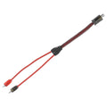 DS18 Advance Ultra Flex RCA Y Connector Cable 1 Female to 2 Male R1F2M