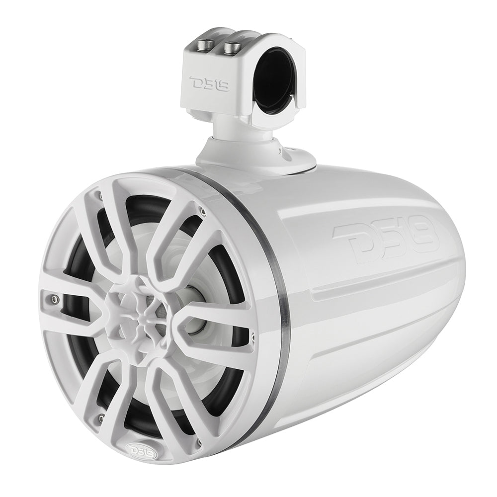 DS18 X Series HYDRO 65 Wakeboard Pod Tower Speaker wRGB LED Light  300W  White  NXLX6TPWH