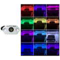 Black Oak Rock Accent Light  RGB  White Housing  MALRGB